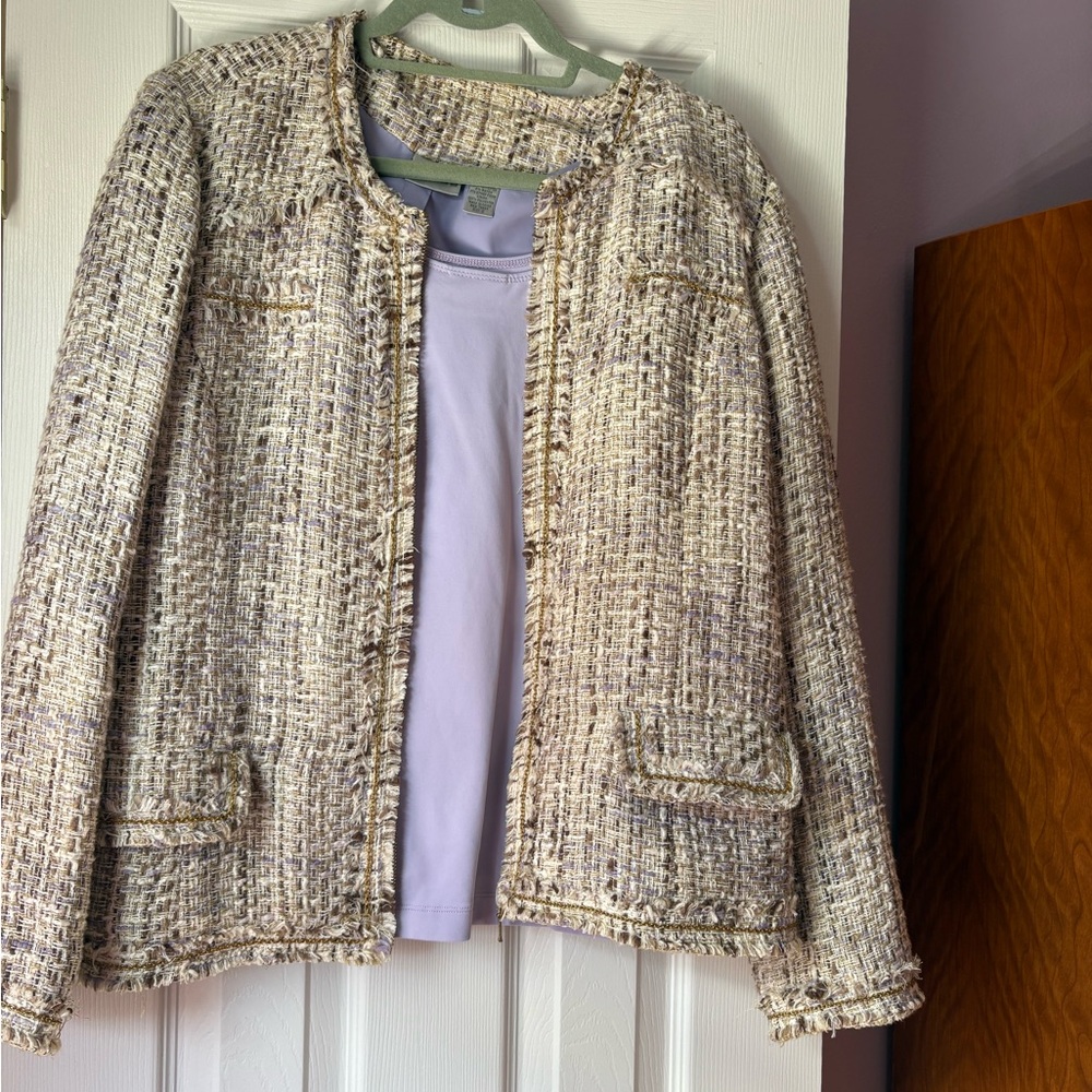 Chico’s Elegant Tweed Women's Jacket